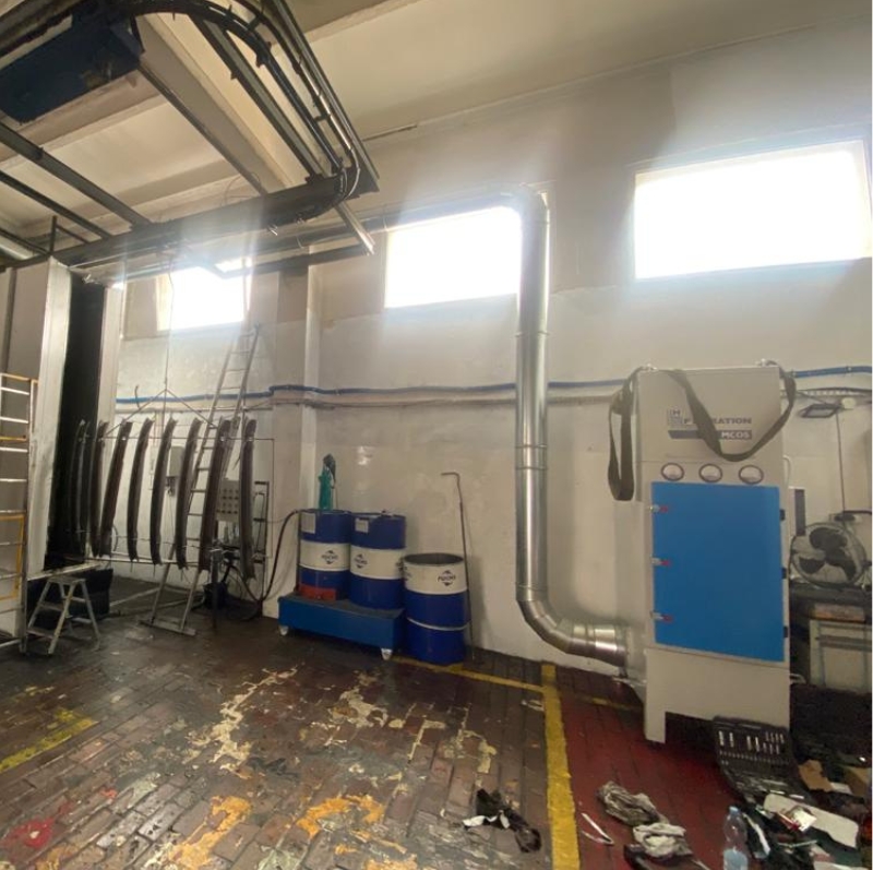 Filtro de coalescencia MCOS para la aspiración eficaz de nieblas y humos de aceite en sistemas industriales. filtro de coalescencia para nieblas de aceite mcos hf group